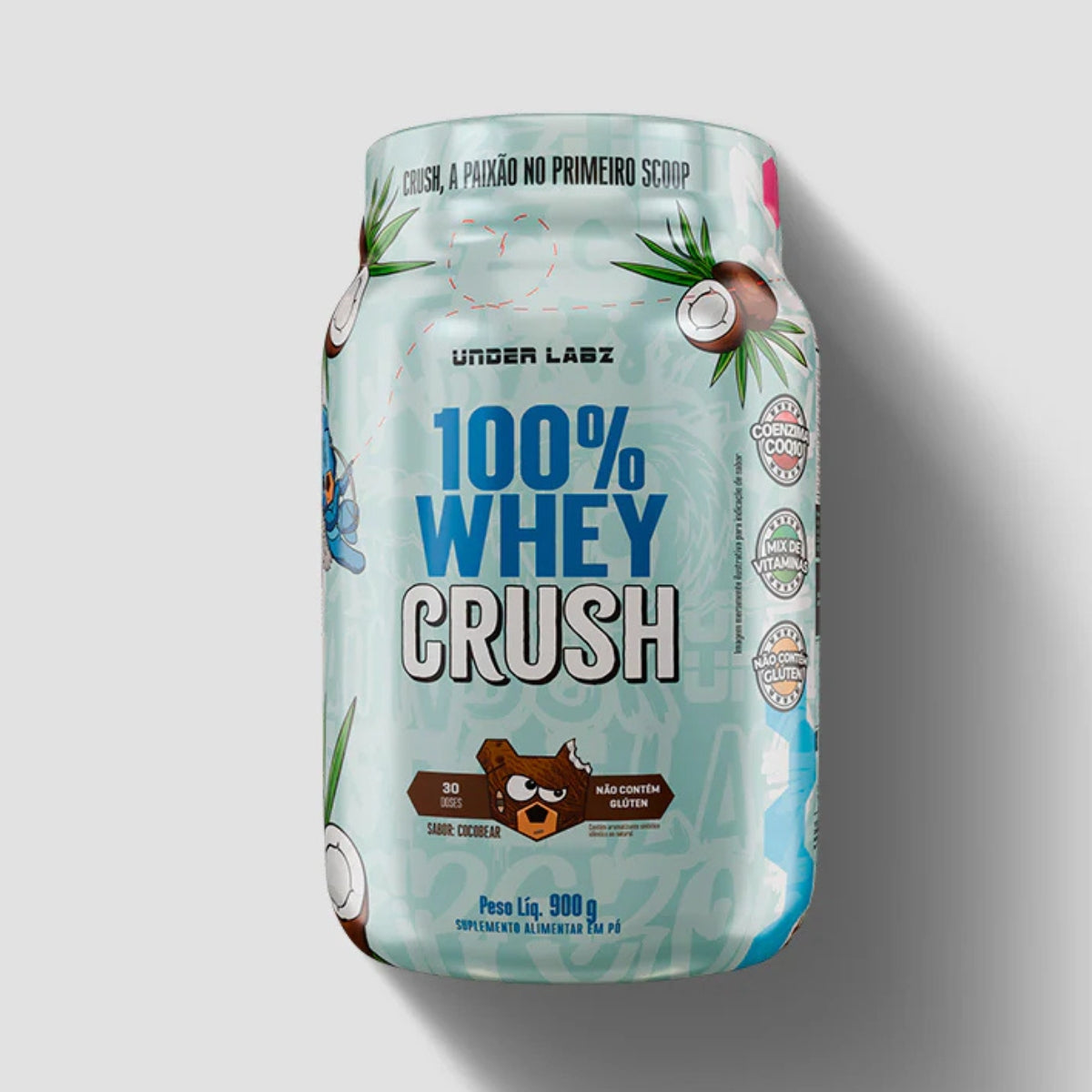 100% Whey Crush Under Labz Sabor Cocobear | 900g