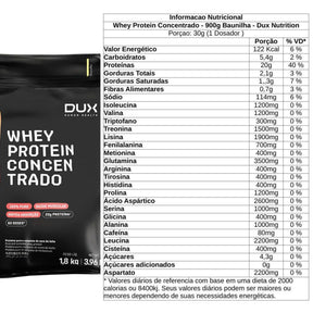 Whey Protein Concentrado Dux Human Health Baunilha 1,8k