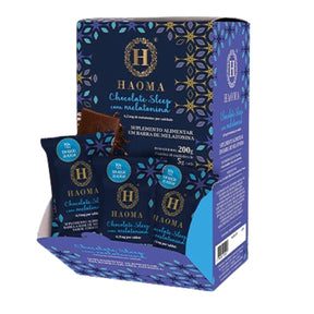 Chocolate Sleep com Melatonina Haoma | Display 40un x 5g