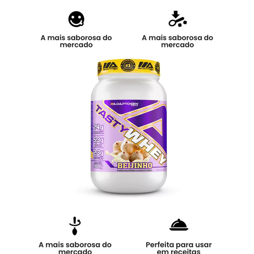 Tasty Whey 3w Gourmet Beijinho Adaptogen | 900g