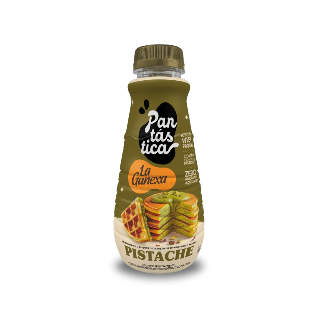 Mistura para Panquecas Americanas e Waffles La Ganexa Sabor Pistache | 100g