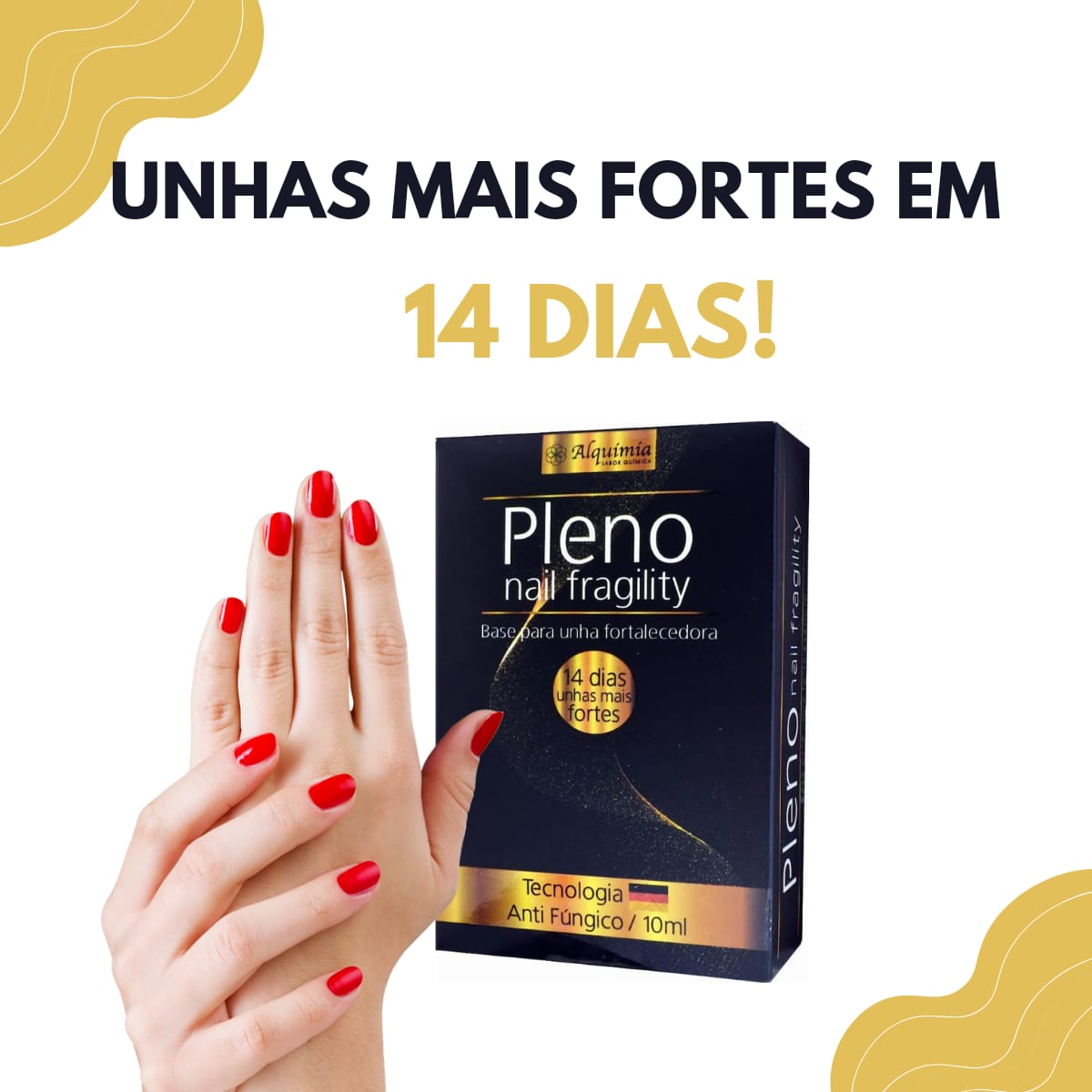Base Fortalecedora para Unhas Pleno Nail Fragility | 10ml