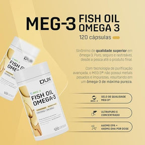 Fish Oil Ômega 3 Dux | 120 cápsulas