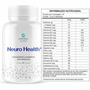 Neuro Health® Central Nutrition | 90 cápsulas
