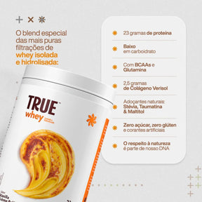 True Whey Isolado e Hidrolisado Creme Brulee | 837g