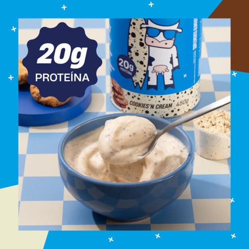 Whey Concentrado Mais Mu Cookies'n Cream | Pote 450g