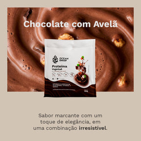 Proteína Vegetal Chocolate com Avelã Ocean Drop | 450g