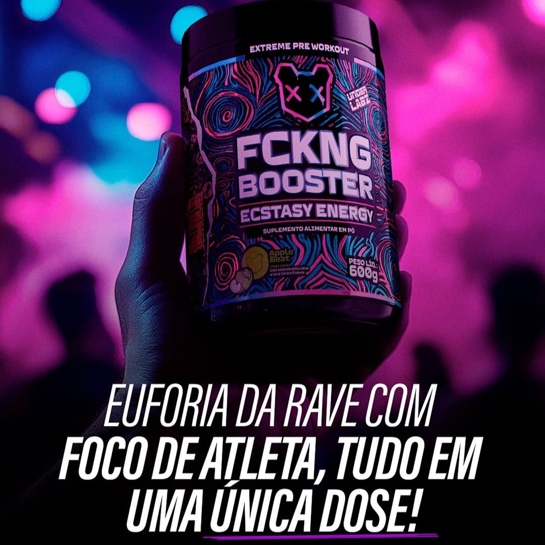 Fckng Booster Ecstasy Energy Under Labz Apple Beat | 600g