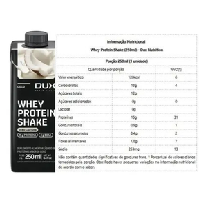 Whey Protein Shake Sabor Coco Dux | 250ml