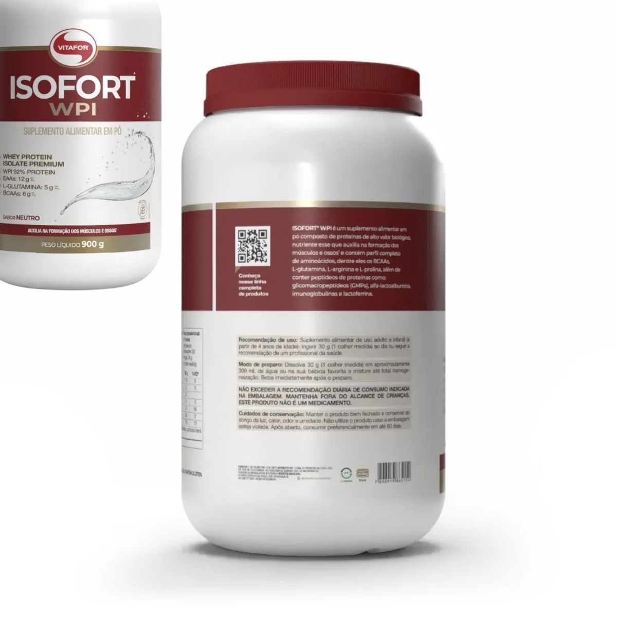 Isofort Sabor Neutro Vitafor | Pote 900g