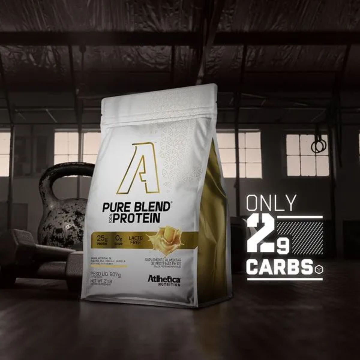 Pure Blend 100% Protein Atlhetica Nutrition Baunilha | 907g