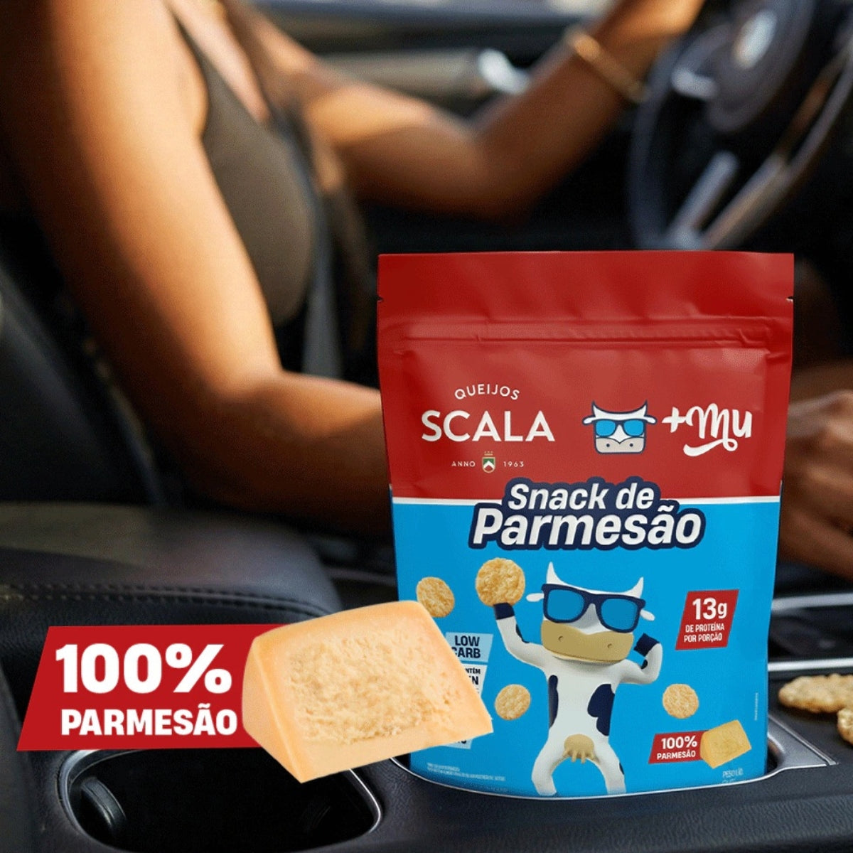 Snack de Parmesão Queijos Scala Mais Mu | 25g
