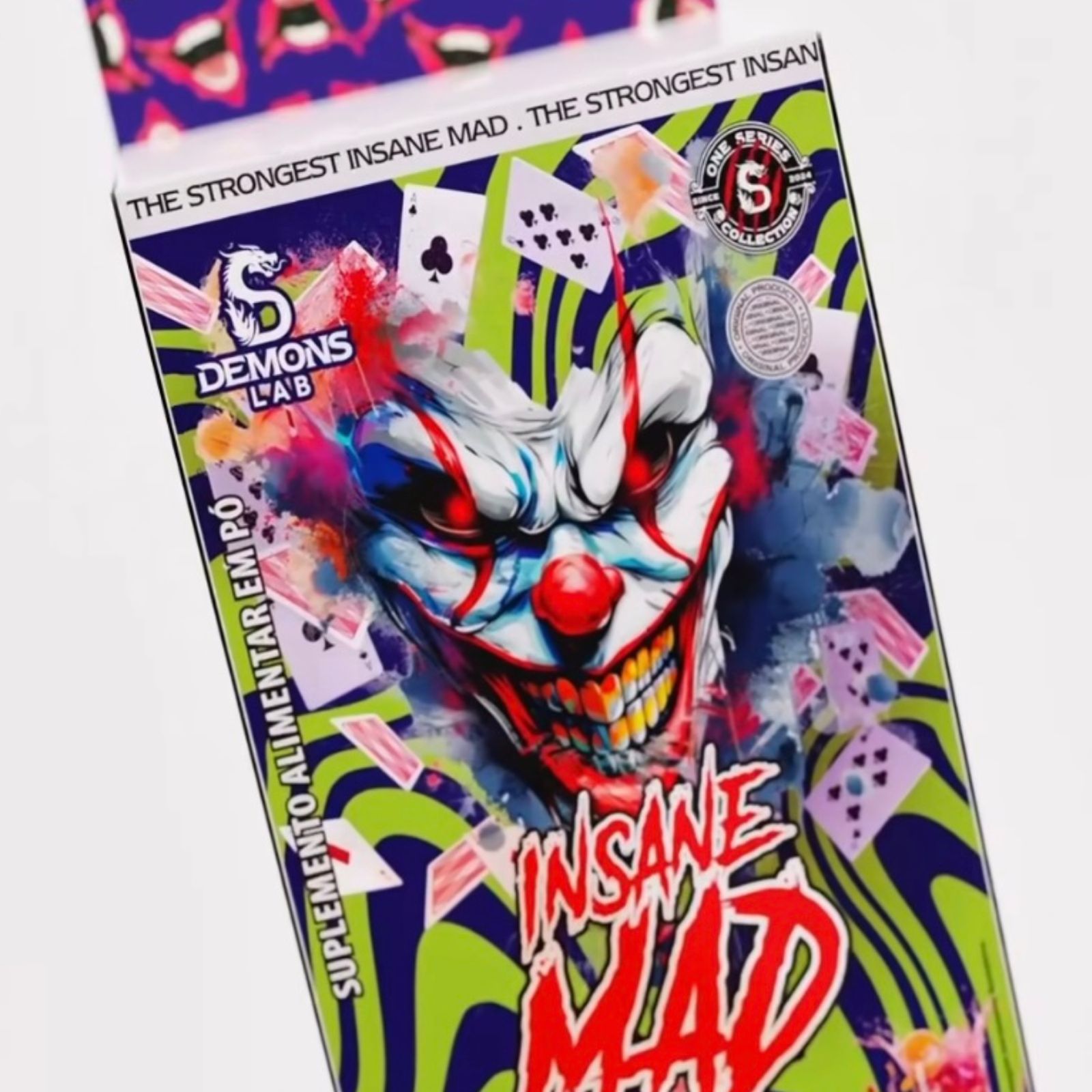 Pré Treino Insane Mad Novo Fruit Punch | Caixa 350g Demons Lab