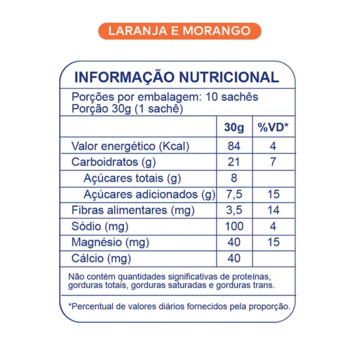 BT 400 Nitrato Gel Sabor Laranja e Morango Dobro | 10x30g