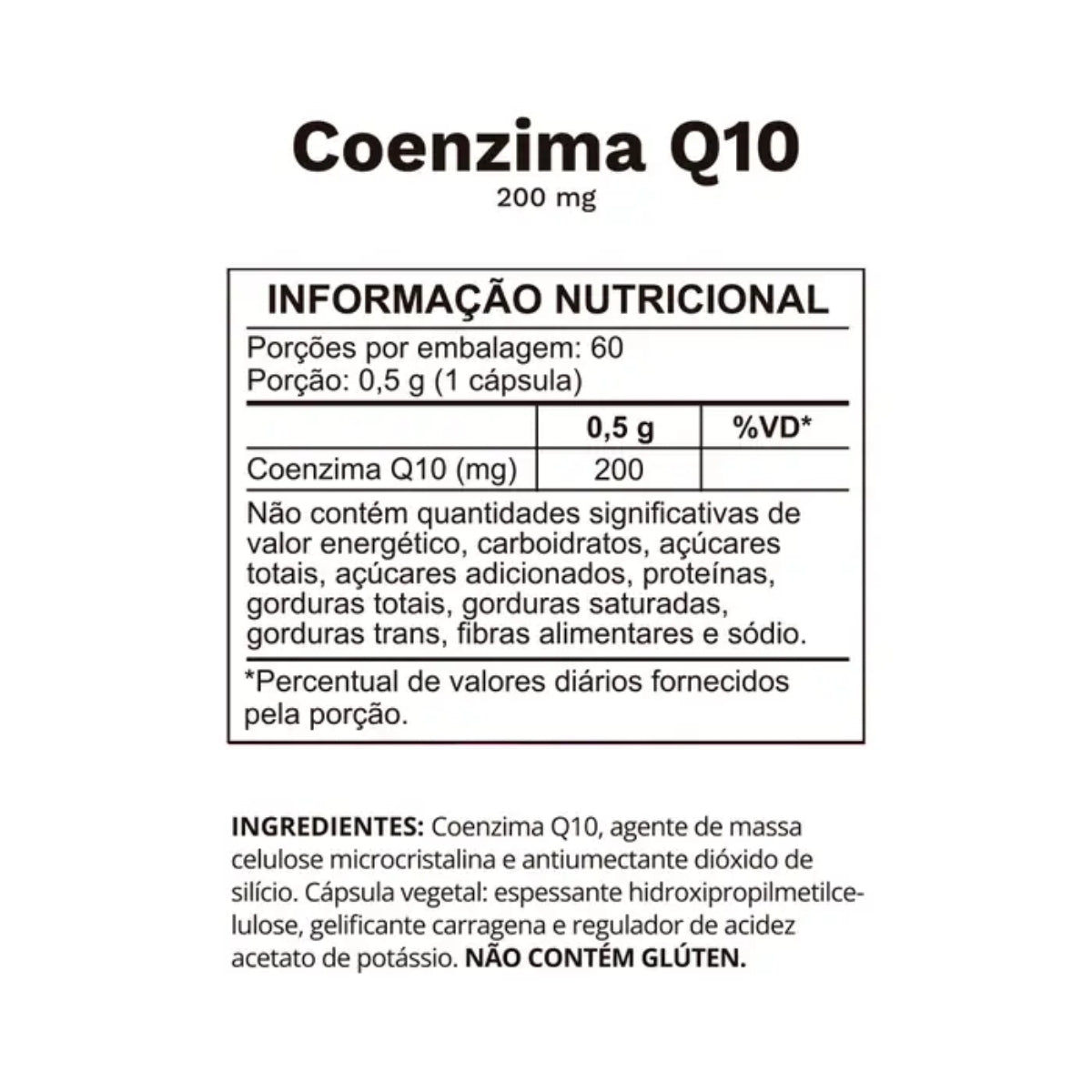 Coenzima Q10 200mg Ocean Drop | 60 cápsulas