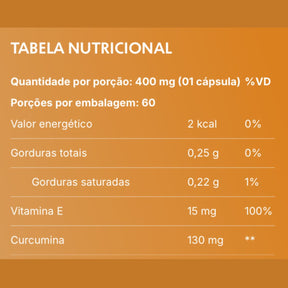True Cúrcuma Biomax Lipossomal | 60 Cápsulas