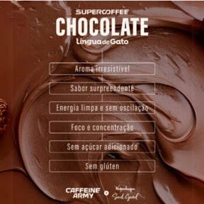Supercoffee Chocolate Língua de Gato | 380g