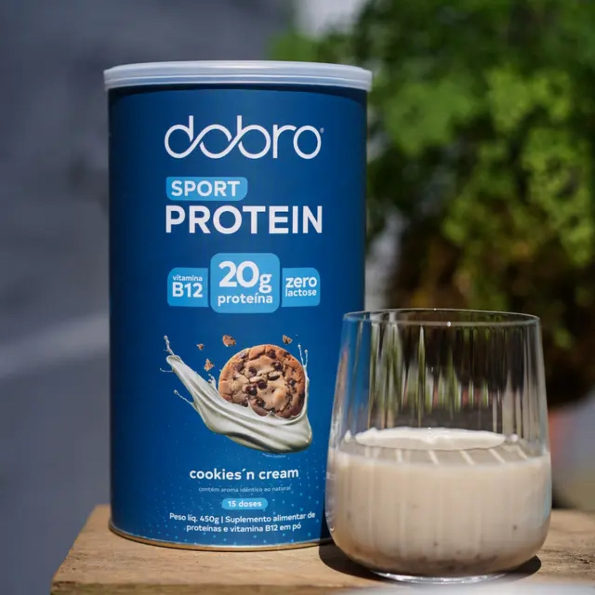 Sport Protein sabor Cookies e Cream Dobro | 450g