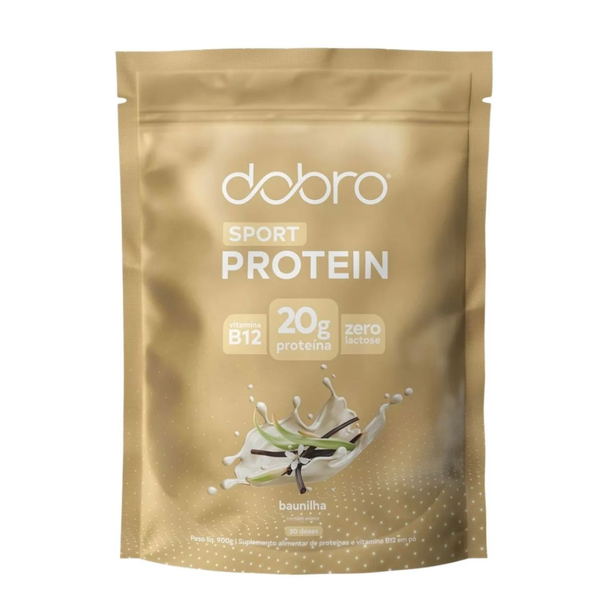 Sachê Proteína Baunilha Dobro | Unitário 30g