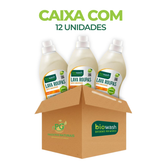 Caixa C/ 12 Lava Roupas Citrus 1 Litro Biowash Vegano Biodegradável