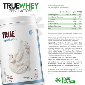 True Whey Zero Lactose Coconut Ice Cream | 900g
