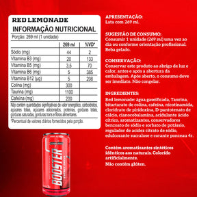 Booster Energético Pré Treino Integralmedica Red Lemonade | 269ml