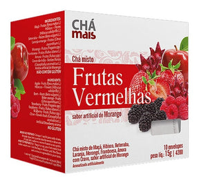 Chá Misto  De Frutas Vermelhas 10 Sachês