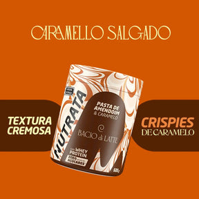 Pasta de Amendoim Bacio di Latte Caramelo Salgado Nutrata | 600g