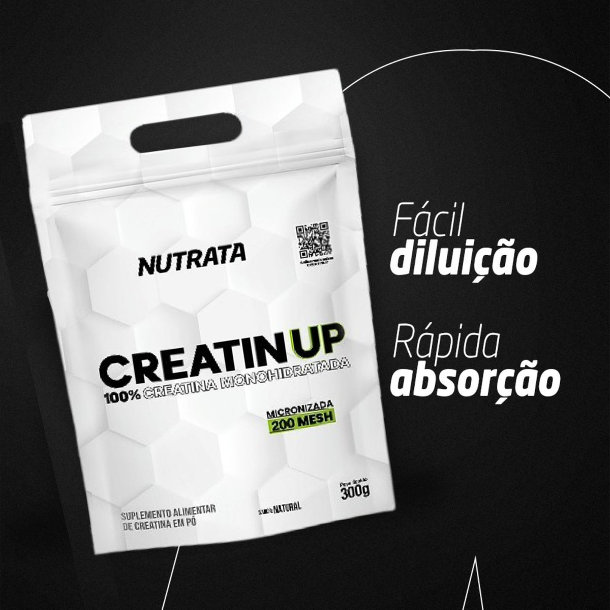 Nutrata Creatin UP | Creatina Monohidratada | Sachê 300g