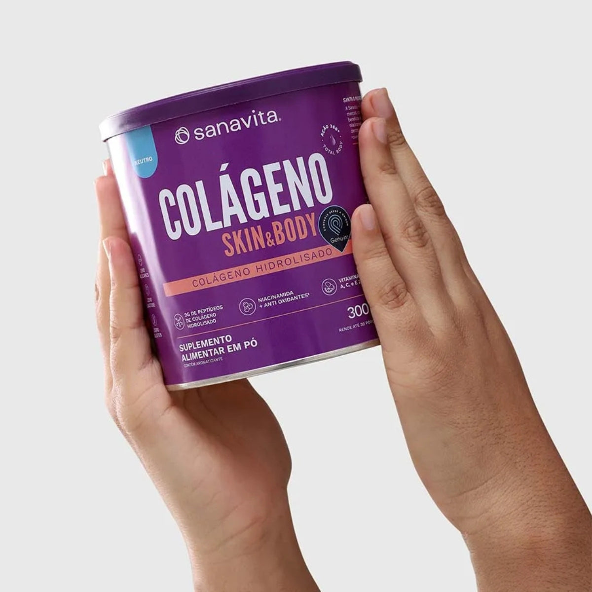 Colágeno Skin & Body Sanavita Neutro 300g