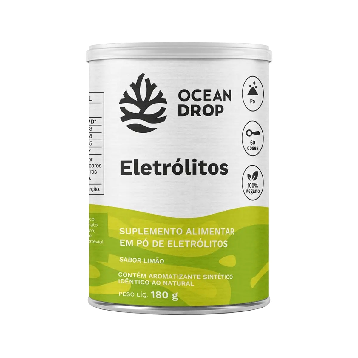Eletrólitos em pó 60 doses Ocean Drop | 180g