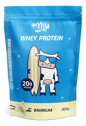 Whey Concentrado Mais Mu Baunilha | Refil 900g