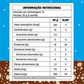 Whey Mais Mu Chocolate com Avelã | sachê unitário 39g