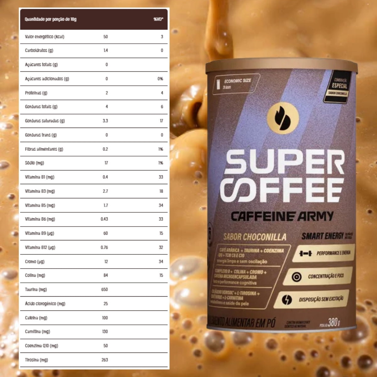 SuperCoffee Choconilla Caffeine Army | 380g