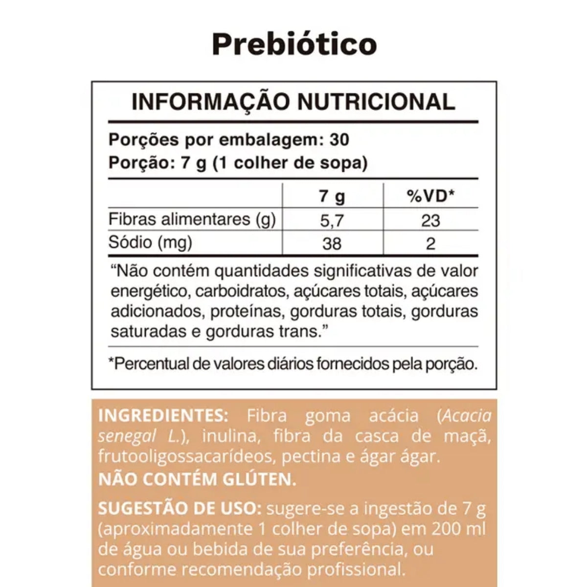 Prebiótico em pó Ocean Drop | 210g