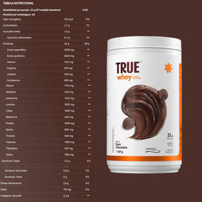 True Whey Isolado e Hidrolisado Dark Chocolate | 837g
