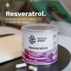 Resveratrol 500mg Ocean Drop | 30 cápsulas