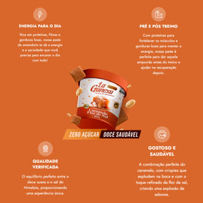 Pasta De Amendoim Caramelo e Flor de Sal La Ganexa | 450g