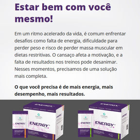 ENERGY® ATP ✚ Central Nutrition Sabor Tangerina | 30 Sachês de 10g