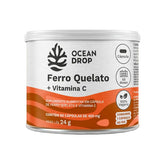 Ferro Quelato + Vitamina C Ocean Drop | 60 cápsulas