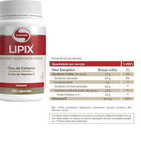 Lipix 1000mg Vitafor | 120 cápsulas