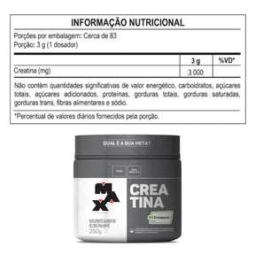 Kit Creatina Creapure 250g + Hórus Cotton Candy 300g Max Titanium