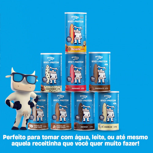 Whey Concentrado Mais Mu Paçoquita | Pote 450g Paçoquita