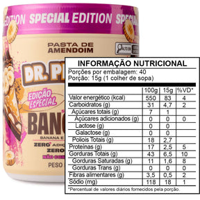 Pasta de amendoim sabor Banoffee Dr. Peanut | 600g