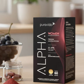 Alpha Women Multivitamínico para Mulheres Puravida | 60 cápsulas