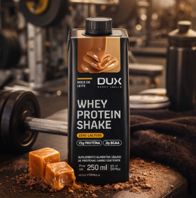 Whey Protein Shake Sabor Doce de Leite Dux | 250ml
