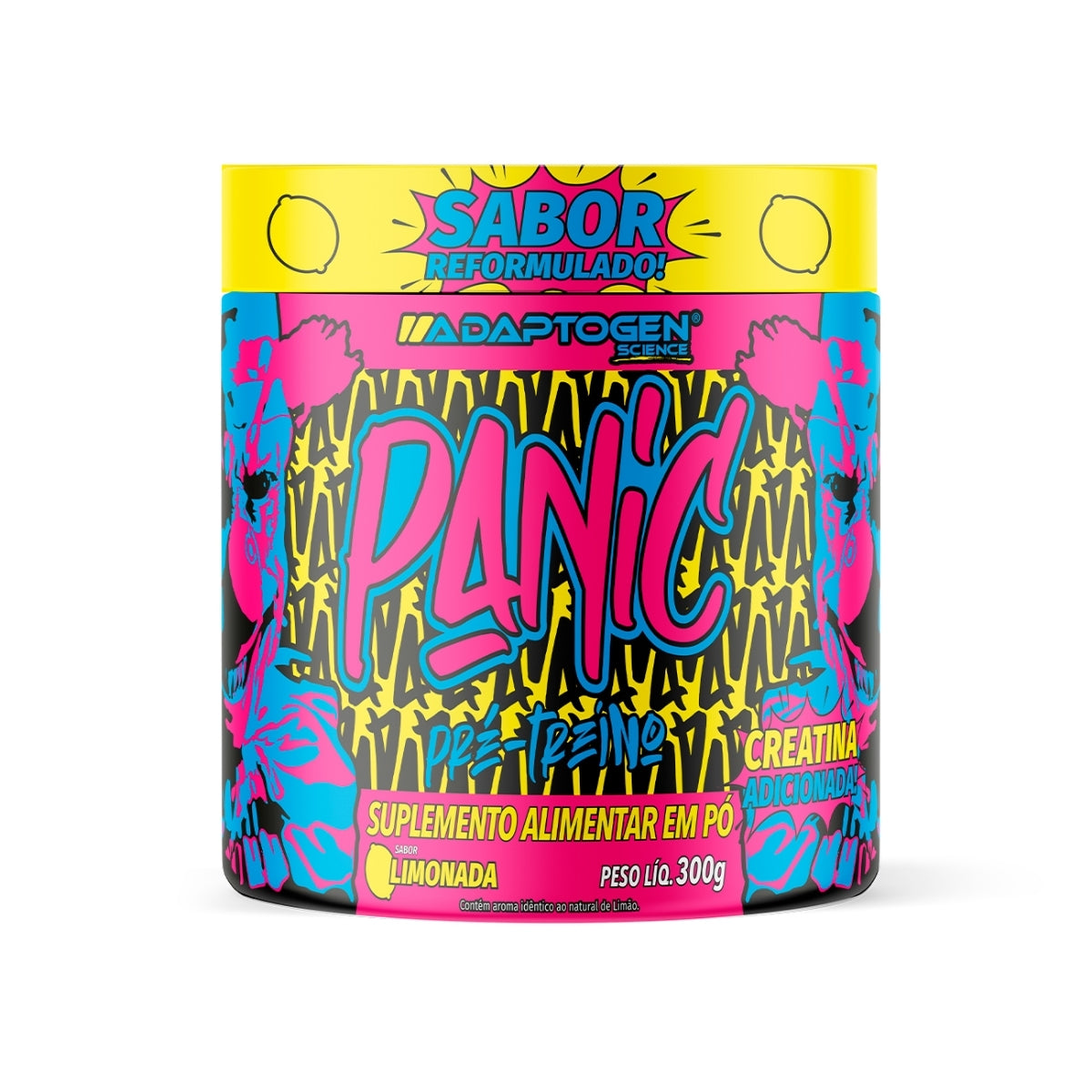 Pré Treino Panic Sabor Limonada Adaptogen | 300g