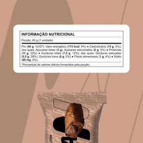 Barra de Proteína Whey Grego Brigadeiro Nutrata | 12x40g