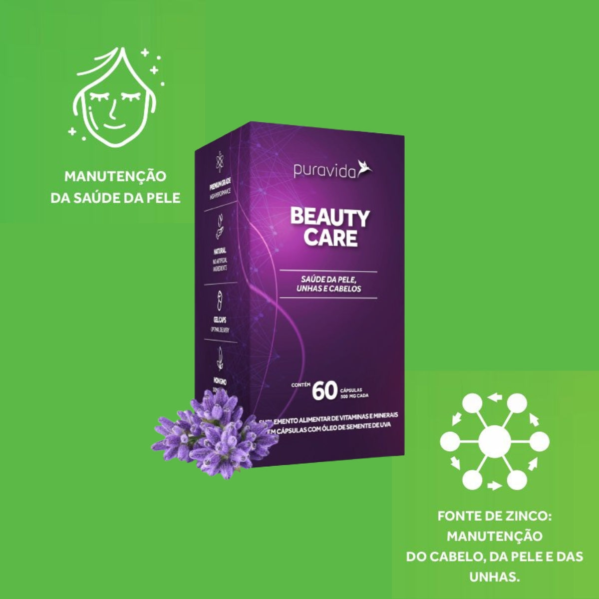 Beauty Care Puravida | 60 cápsulas