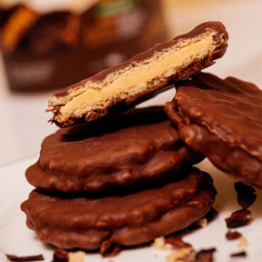 Biscottino Caramelo Salgado Chocolate 56% Cacau Haoma Linha Stevia | 168g